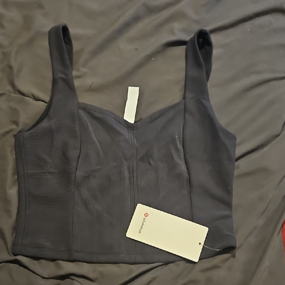 lululemon athletica Black Crop Top